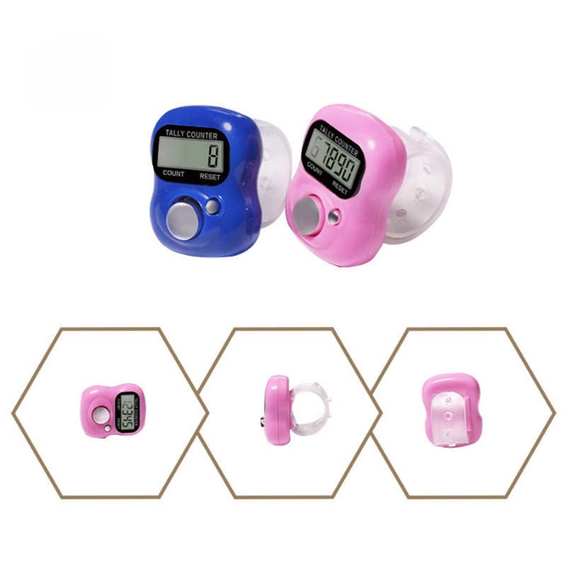 Product image KAHASIL - Tasbih Digital Mini LED Tasbeh Alat Hitung Penghitung Jari Finger Counter Tally all variant all variant